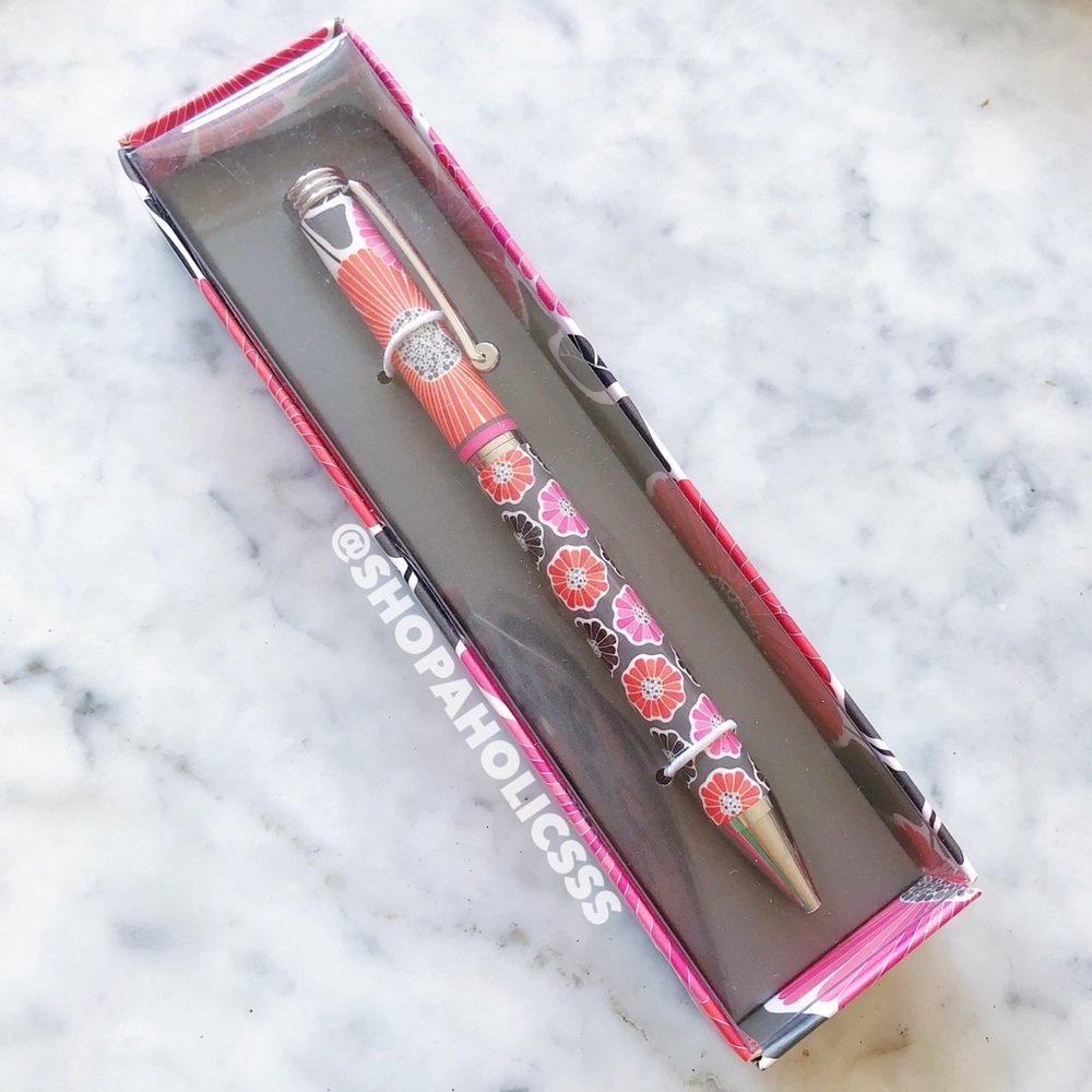 🎉 VERA BRADLEY Ball Point Pen - Cheery Blossoms - Picture 2 of 3
